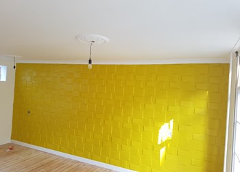 3D Wandpanelen aanbrengen en spuiten