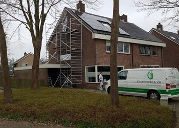 Buitenschilderwerk 2 onder 1 kap Berkum Zwolle